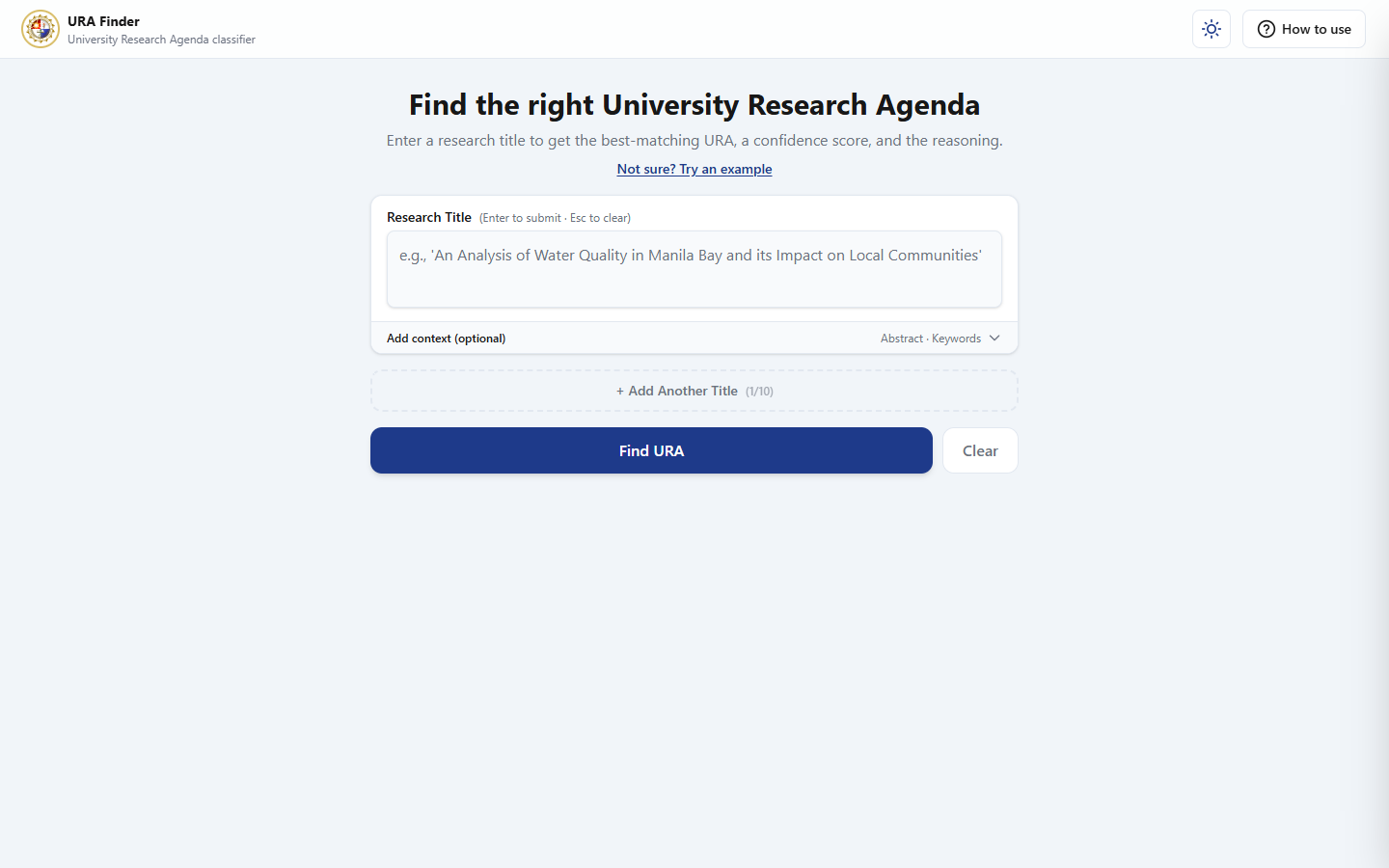 PLM URA Finder — screenshot 1