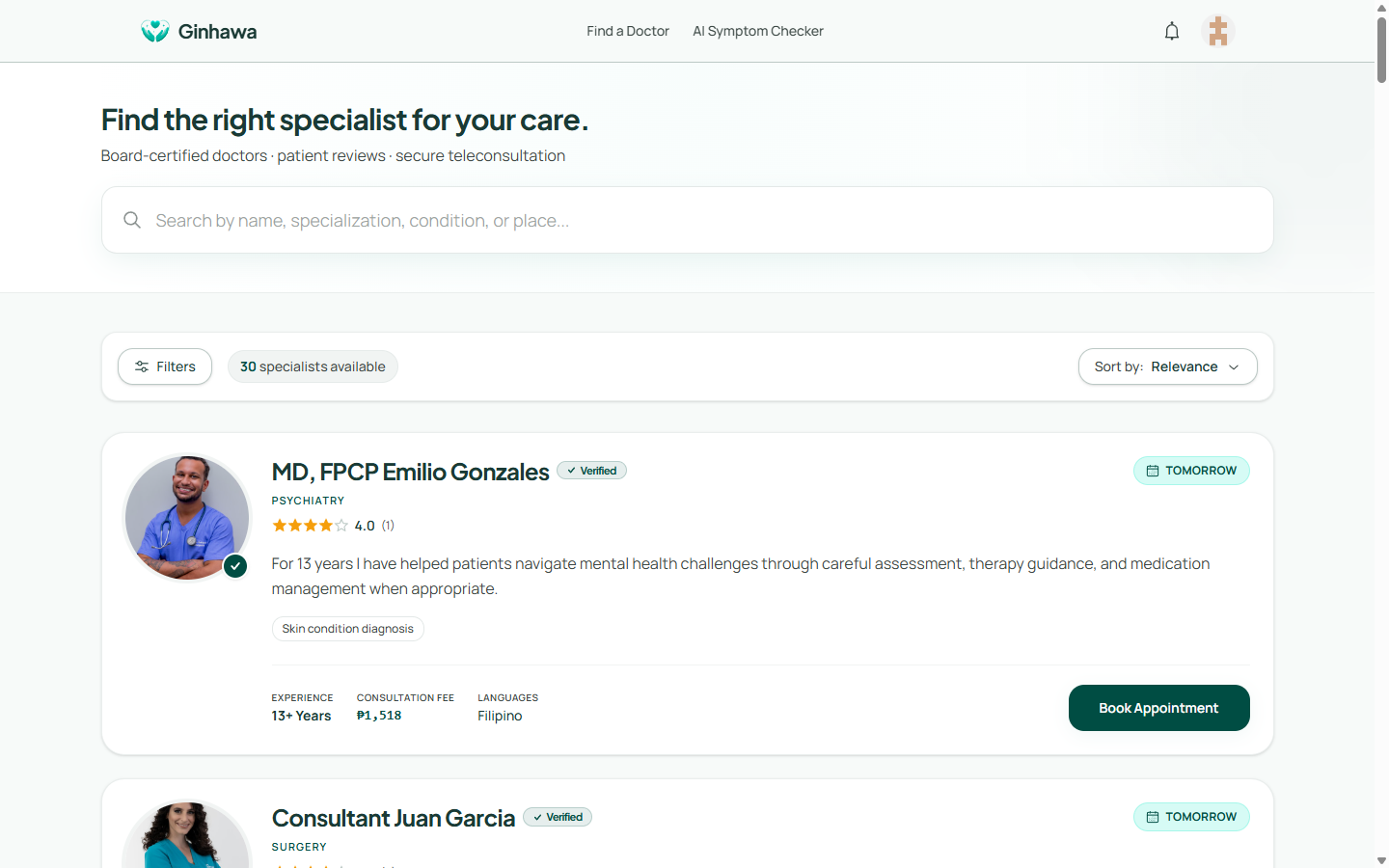 Ginhawa Telehealth App — screenshot 4
