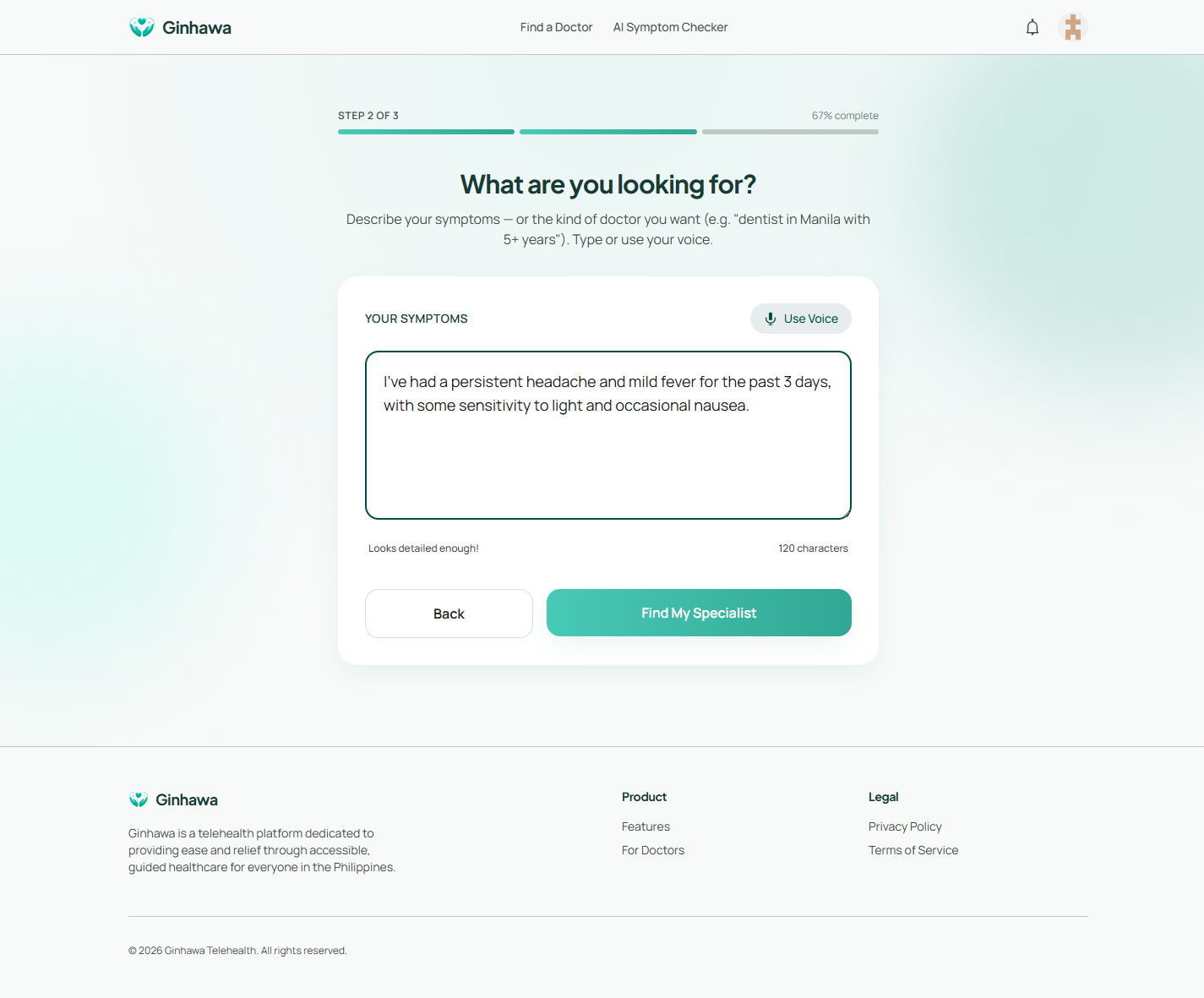 Ginhawa Telehealth App — screenshot 6
