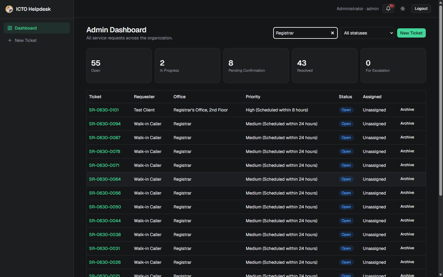ICTO Help Desk — screenshot 7