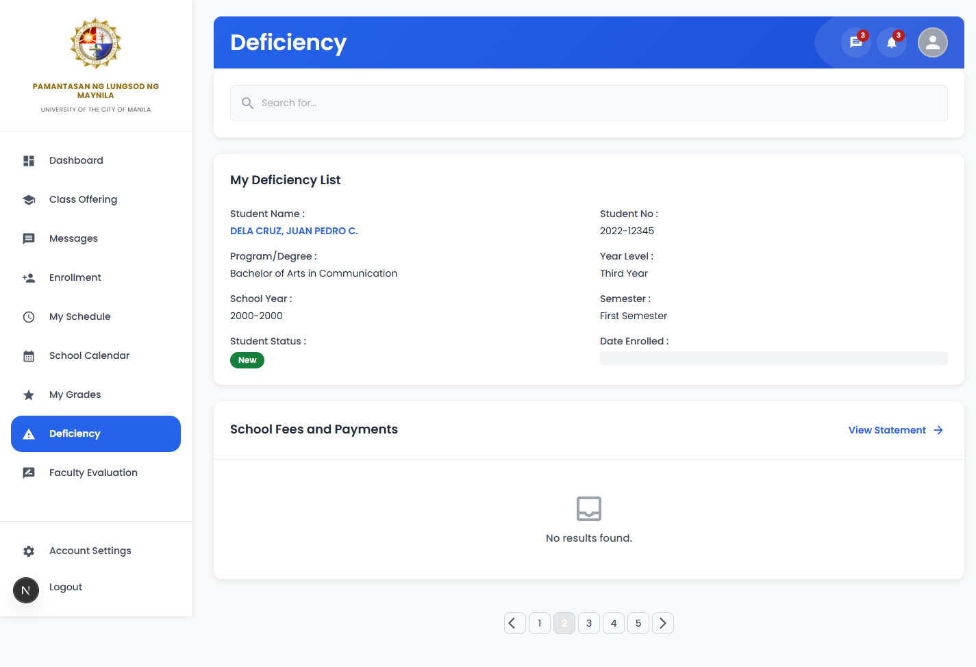 AIMS Redesign — PLM Student Portal — screenshot 8